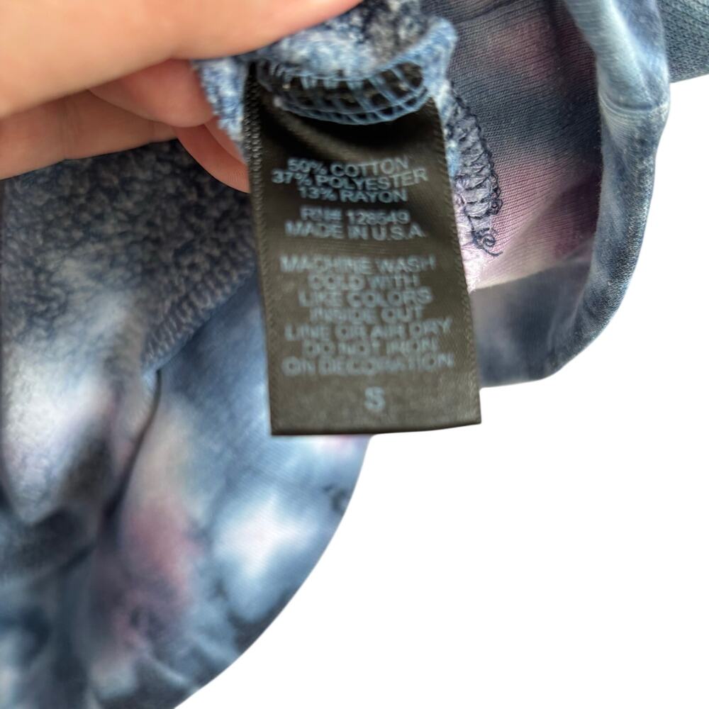 Aviator Nation Women's Small Ninja Pullover Hoodie Tie Dye Kangaroo Pocket - Picture 8 of 9